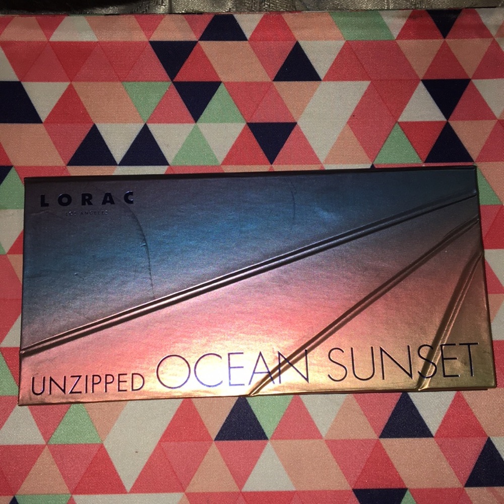 Lorac ocean sunset palette